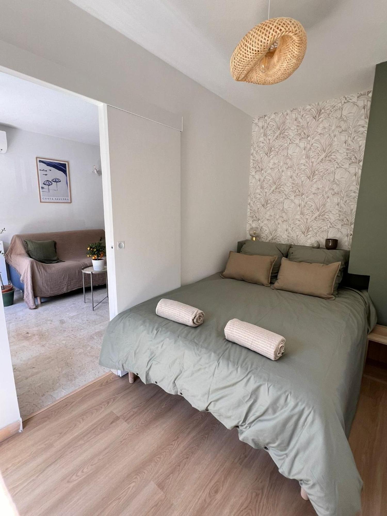Appartement 2P Renove Avec Terrasse Au Port De Nice Buitenkant foto