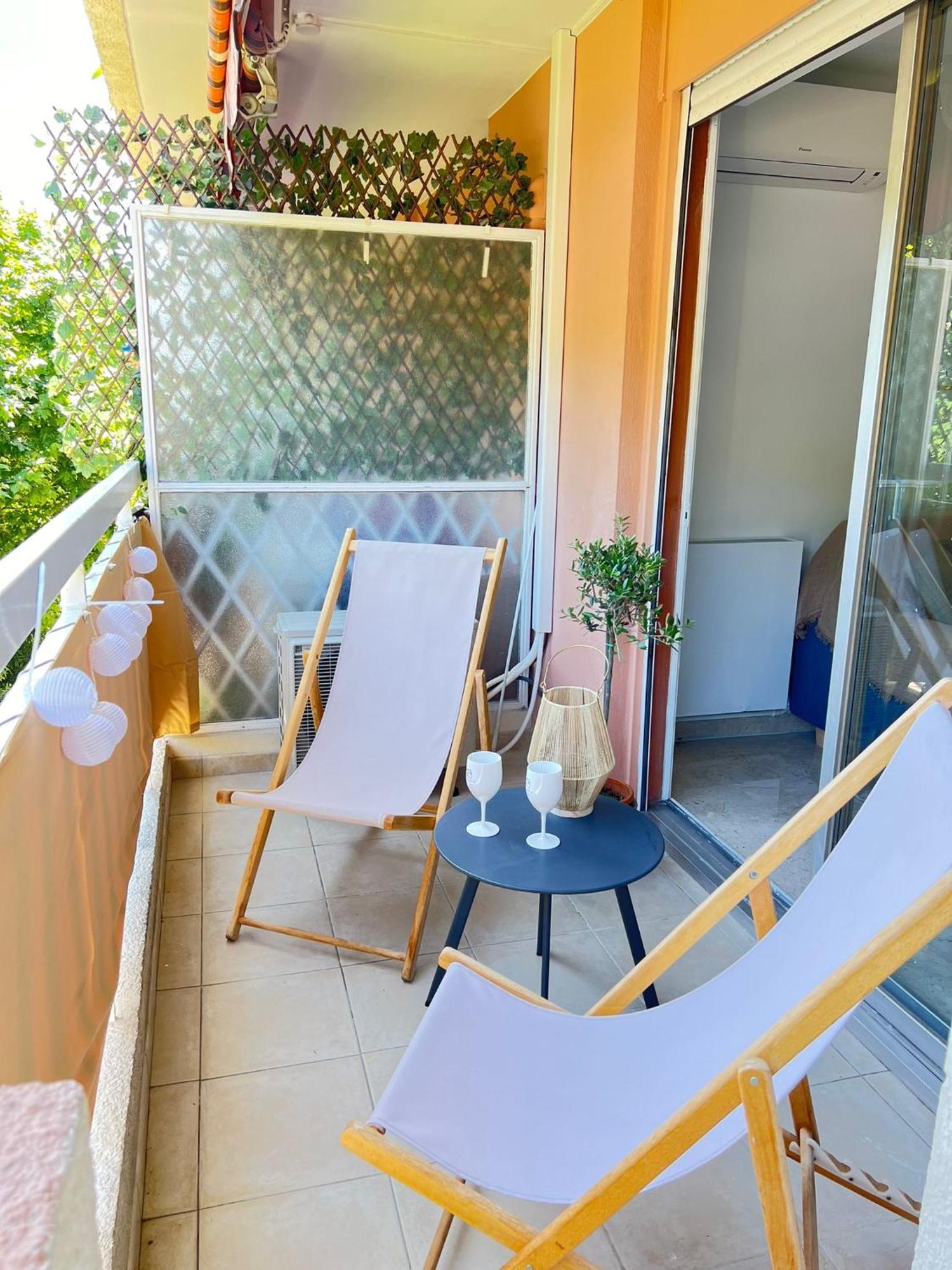 Appartement 2P Renove Avec Terrasse Au Port De Nice Buitenkant foto