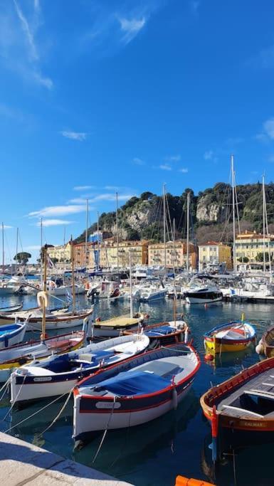 Appartement 2P Renove Avec Terrasse Au Port De Nice Buitenkant foto