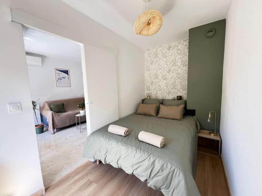 Appartement 2P Renove Avec Terrasse Au Port De Nice Buitenkant foto